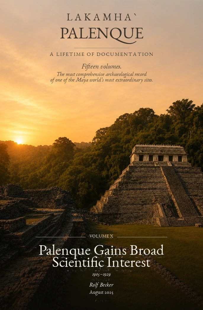 Cover of Volume X: Palenque Gains Broad Scientific Interest