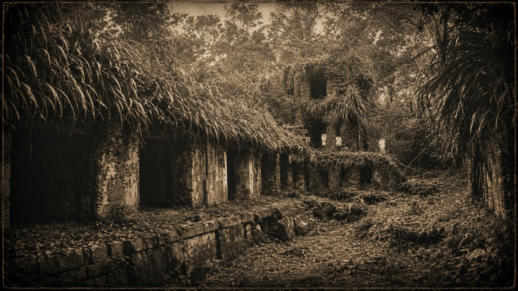 Las ruinas de Palenque. El Patio Occidental con la Torre del Palacio. Fotografía de Guillermo o Wilhelm Kahlo, padre de Frida Kahlo (1905), Archivo Mediateca INAH. Restauración y colorización digital por J.C. De la Cruz Las ruinas de Palenque. El Patio Occidental con la Torre del Palacio. Fotografía de Guillermo o Wilhelm Kahlo, padre de Frida Kahlo (1905), Archivo Mediateca INAH. Restauración y colorización digital por J.C. De la Cruz